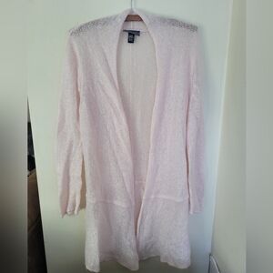 [S/M] Super soft wool blend long open front cardigan